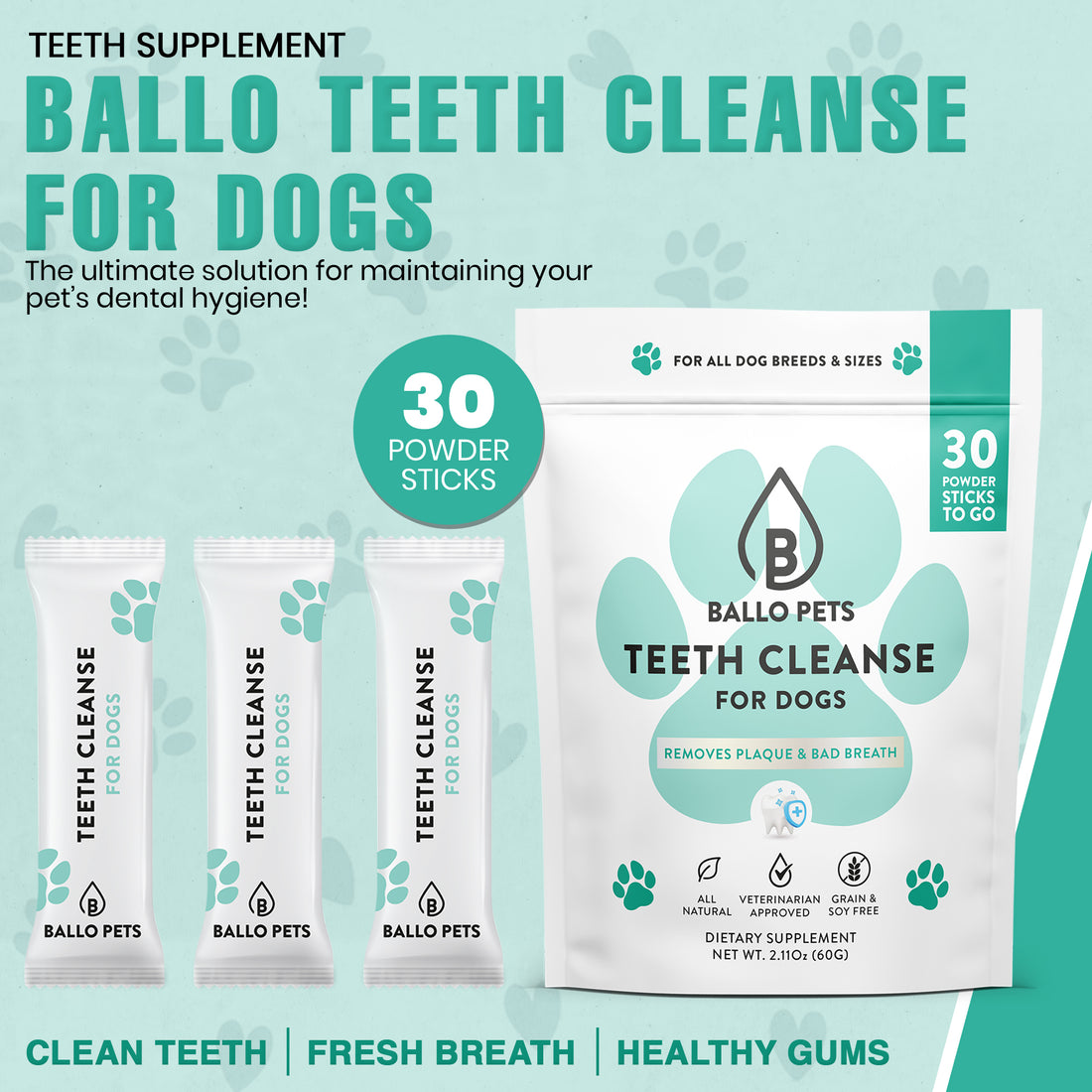 TEETH CLEANSE FOR DOGS